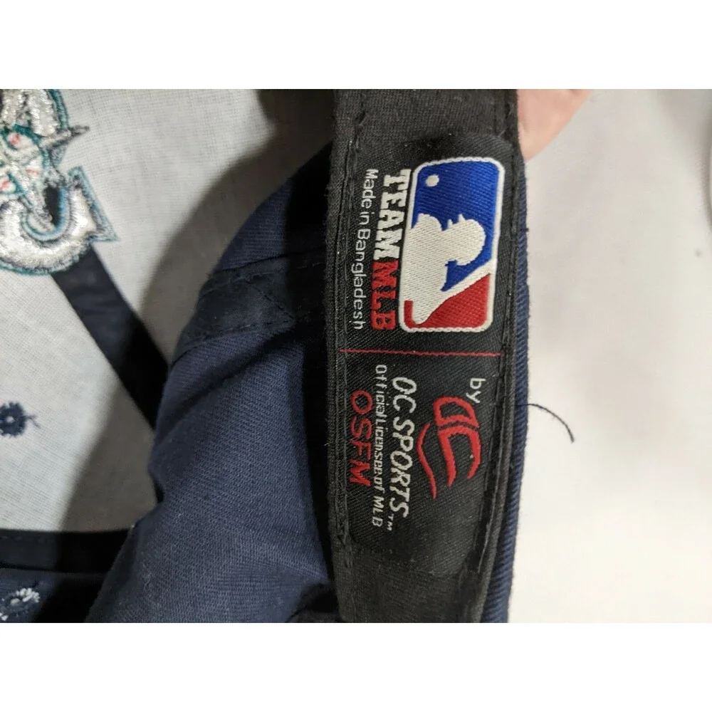 VINTAGE SEATTLE MARINERS BASEBALL HAT ADJUSTABLE TEAM MBL OC SPORTS VTG
